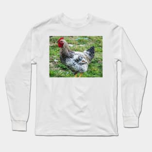 32417 rooster Long Sleeve T-Shirt